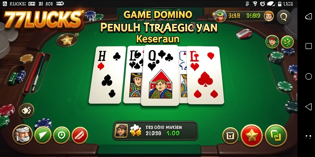 Tampilan gameplay seru dalam 77LUCKS yang penuh strategi.