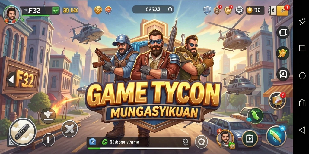 Gameplay menarik di F32 memperlihatkan manajemen bisnis yang menantang.