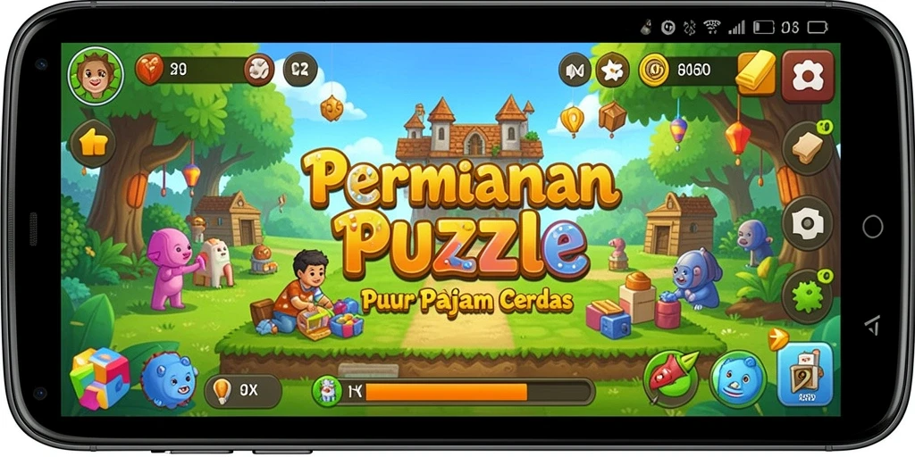 Gameplay Puzzle H03 yang menantang dan seru.