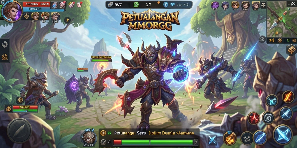 Tampilan menakjubkan dari gameplay RK77 dengan aksi yang seru.