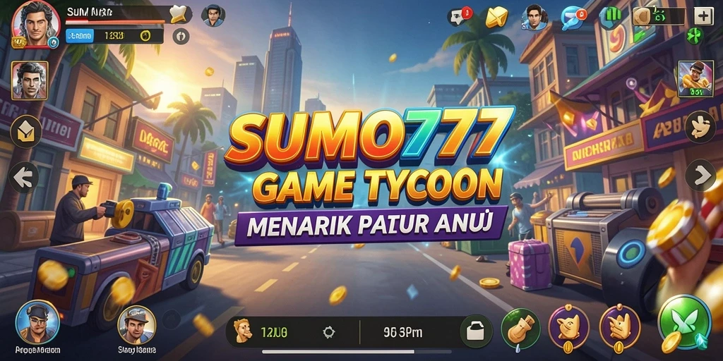 Tampilan menarik dari gameplay SUMO777 yang menggambarkan aktivitas manajerial.