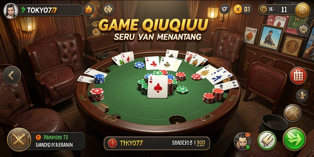 Tampilan gameplay seru dan menarik dari TOKYO77.