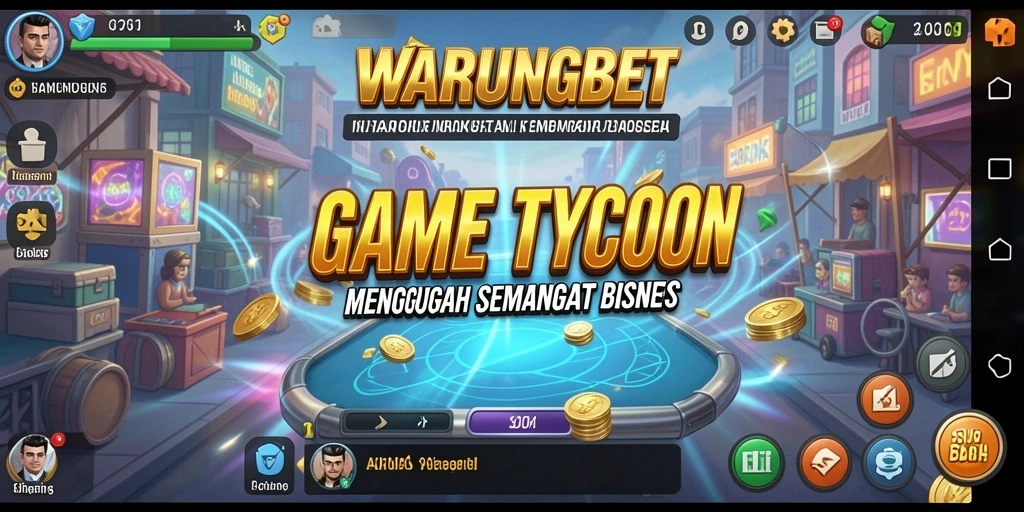 Tampilan gameplay WARUNGBET dengan elemen Tycoon yang mendebarkan.